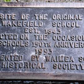 150th celebrations - commemorative plaque