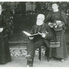 Caroline, Minnie and the Rev. T A. Bowden