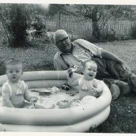 George Godbaz with Ruth and Naomi