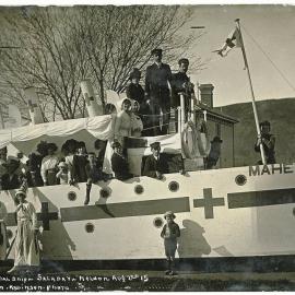 Wakefield's 'Hospital Ship' float Gala Day 1915