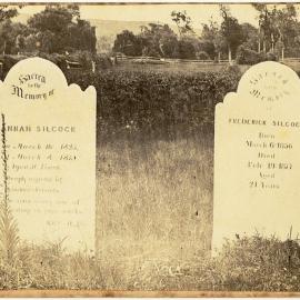 The grave stones of Susannah and Frederick Silcock