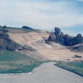 Earthworks at the top of Queen Street 1950s