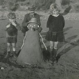Fun on the beach, 1930s