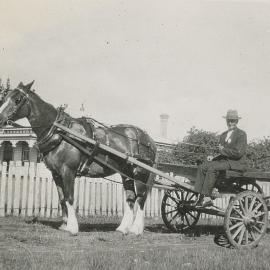 Horse drawn wagon 1931