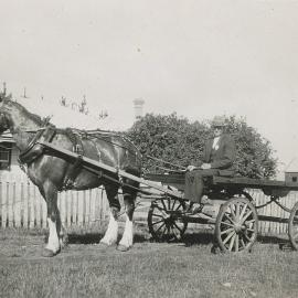 Horse drawn wagon 1931