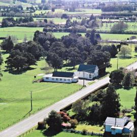 Spring Grove Church of Christ buildings from the air