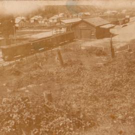 Glenhope Railway Station and carriages of the Nelson Passenger Train