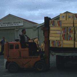 NZ Fruitgrowers Federation Bulk Store, c1955