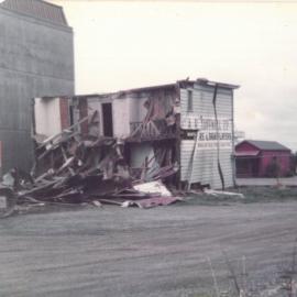 Demolition of Tuffnell Ltd building in Queen Street