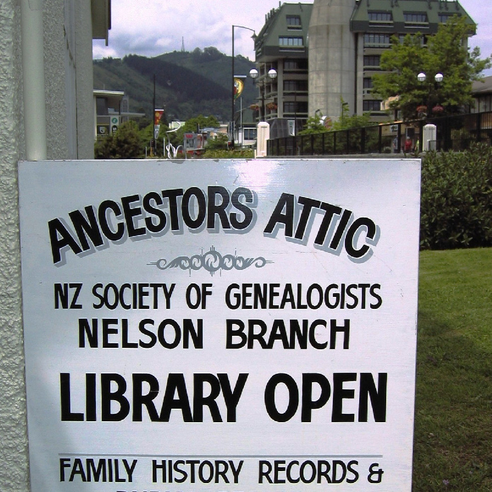 Resources at the NZ Society of Genealogists Nelson Branch