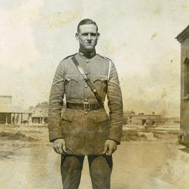 Man in military uniform
