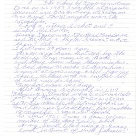 Letter from Edgar Papps