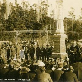 Postcard of the Wakefield War Memorial 1922