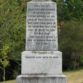 Ngātimoti war memorial