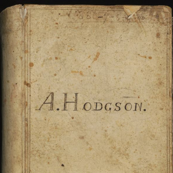 A. Hodgson shop register 1885-1890
