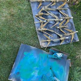 Ngā Manu - Making the birds