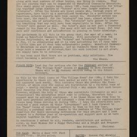 Village News 1984 December