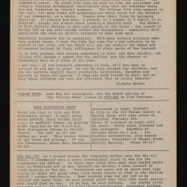 Village News 1985 February