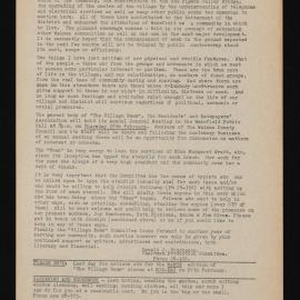 Village News 1986 February