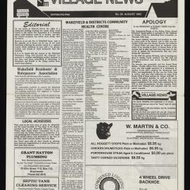 Village News 1992 August