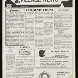 Village News 1993 February