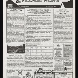 Village News 1996 April