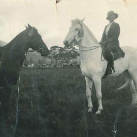 Two lady riders 1920s