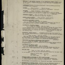 1937-1942 Murchison County Council Minute Book
