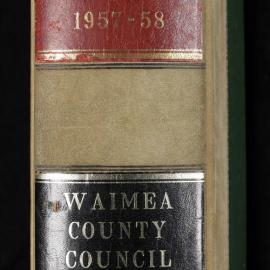 1957-1958 Waimea County Council Minute Book