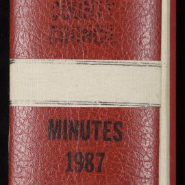 1987 Waimea County Council Minute Book