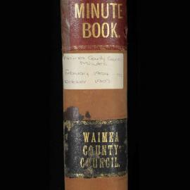 1904-1907 Waimea County Council Minute Book