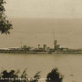 H.M.S. Dunedin in Nelson