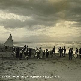 Sand yachting Tāhunanui Beach