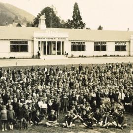 Pupils at Nelson Central School