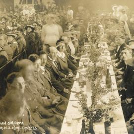 Reunion luncheon for returned soldiers 1919