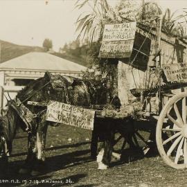 Victory Day parade floats 1919