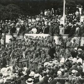 Viscount Jellicoe visits Nelson 1921