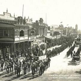 Nelson Gala Day parade on foot 1915