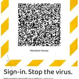 Covid tracer app QR code