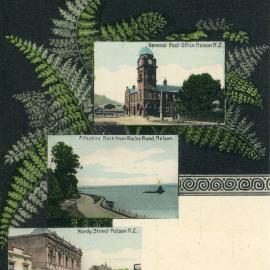 Set of three souvenir postcards