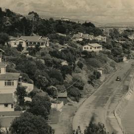 Hilltop view of Rocks Road