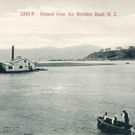 Dredge beside the Boulder Bank