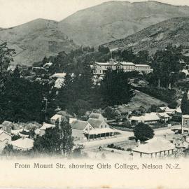 View of Nelson Girls College from Mount Street
