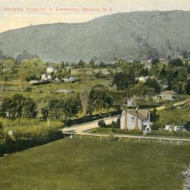 Bishopdale with the hospital in the background