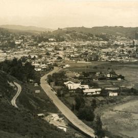 Hilltop view of Nelson