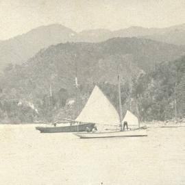 Yachting in Torrent Bay 1895