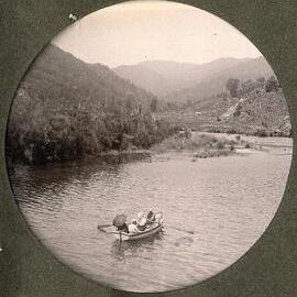 Rowing in the lagoon