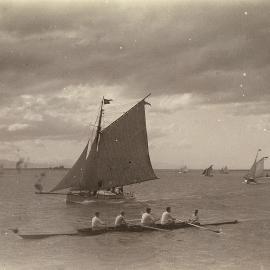 Rowing boat at Nelson