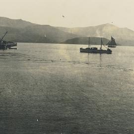 Wharf and two boats